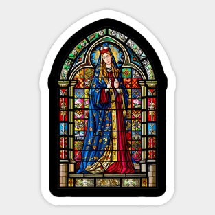 Bologna Stained Glass Church Window Sticker